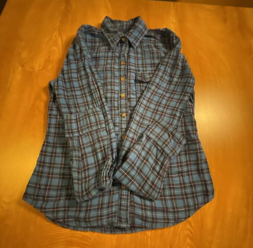 Abercrombie Kids Long Sleeve Button-Down Plaid Flannel Shirt
